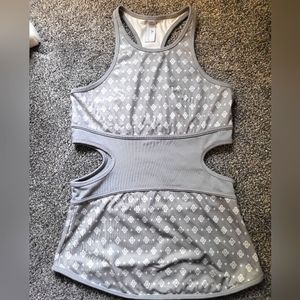 Rare Stella Mccartney for Adidas Athletic Tank in Grey Print Size M